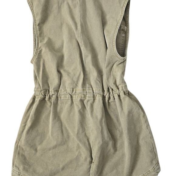 Offline by Aerie Military Vest Jacket Women's Size: XS Green Cargo Snaps - Picture 3 of 7